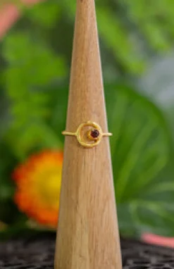 Fashion Nari Garnet Ring Rings