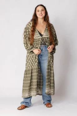 Online Patola Duster Free Size|Kimonos & Dusters