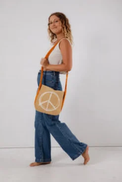 Discount Peace Print Bag Bags & Purses