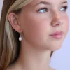 Outlet Pearl Round Earrings Earrings