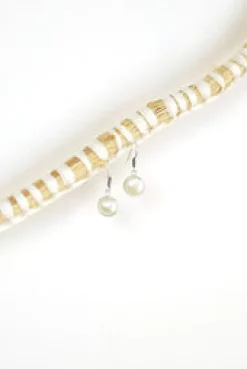 Outlet Pearl Round Earrings Earrings