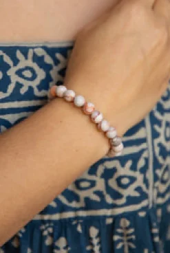 Discount Pink Jasper Beaded Bracelet Bangles & Bracelets|Fashion Jewellery