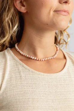 Fashion Pink Jasper Beaded Necklace Fashion Jewellery|Necklaces And Pendants