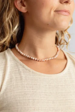 Fashion Pink Jasper Beaded Necklace Fashion Jewellery|Necklaces And Pendants