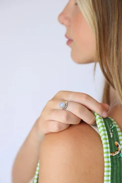 Discount Rainbow Moonstone Ansh Ring Rings