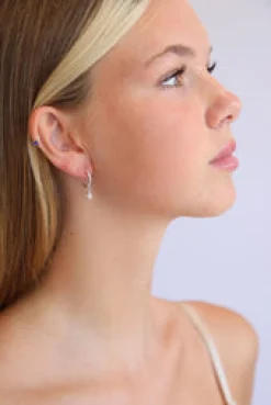 Best Rainbow Moonstone Cadi Hoops Earrings