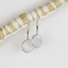 New Rainbow Moonstone Round Faceted Drops Earrings