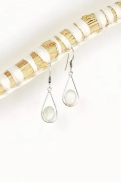 Sale Rainbow Moonstone Teardrop Earrings Earrings