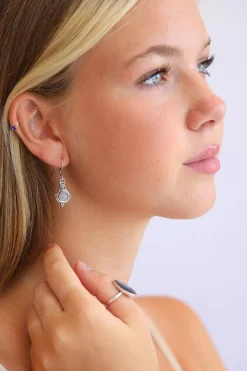 Best Rainbow Moonstone Valda Earrings Earrings