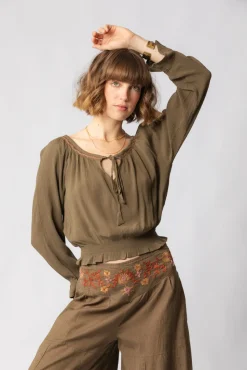 Discount Romany Top Free Size|Tops & Shirts