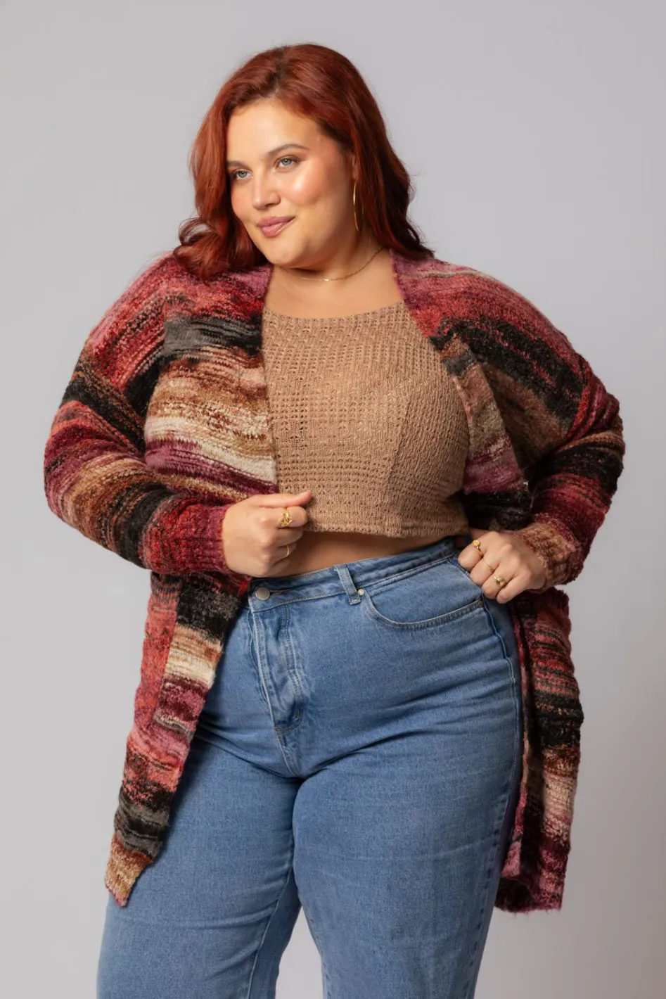 Online Rose Cardigan Jackets & Outerwear|Jumpers & Knits
