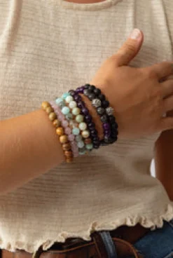 Best Rose Quartz Beaded Bracelet Fashion Jewellery|Bangles & Bracelets