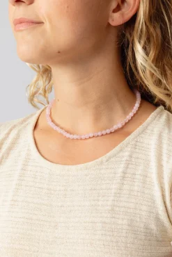 Discount Rose Quartz Beaded Necklace Fashion Jewellery|Necklaces And Pendants