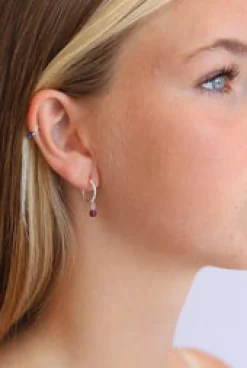 Discount Ruby Cadi Hoops Studs And Hoops|Earrings