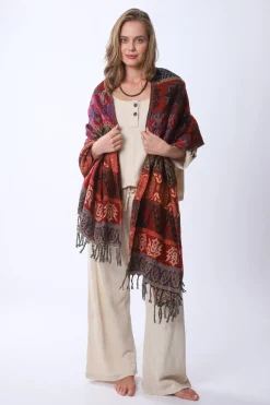 Hot Saphira Shawl Scarves & Shawls