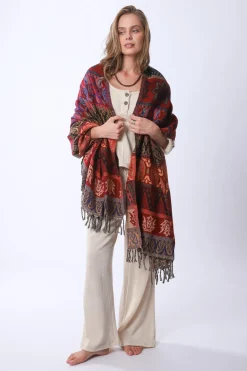 Hot Saphira Shawl Scarves & Shawls