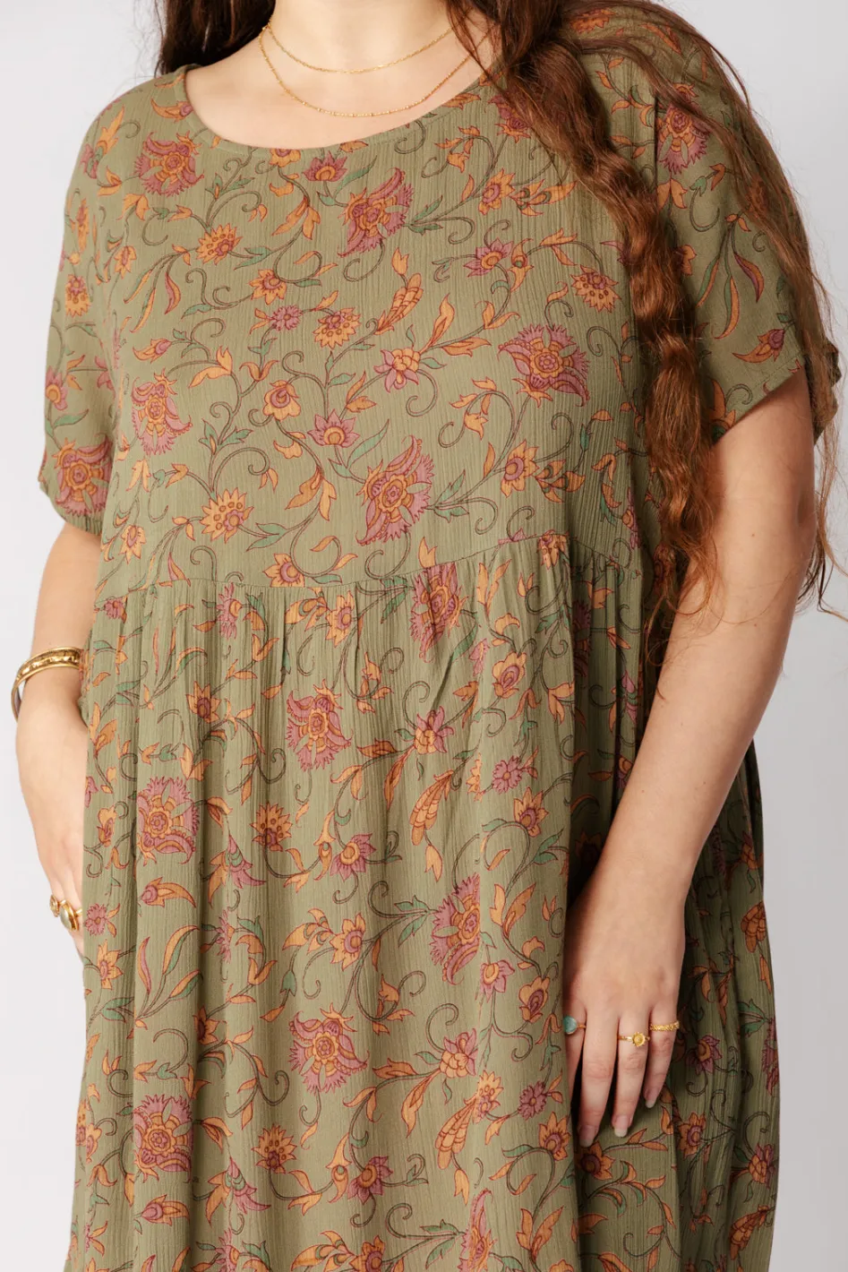 Hot Scattered Flower Dress Free Size|Dresses