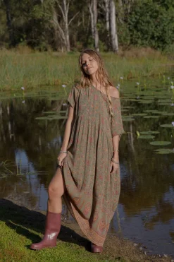 Hot Scattered Flower Dress Free Size|Dresses