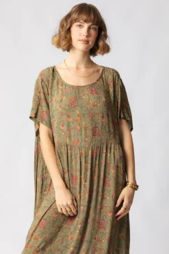 Hot Scattered Flower Dress Free Size|Dresses