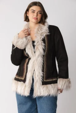 Outlet Short Afghan Coat Jackets & Outerwear