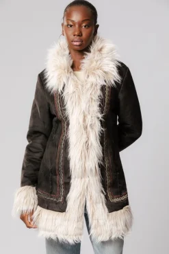 Outlet Short Afghan Coat Jackets & Outerwear