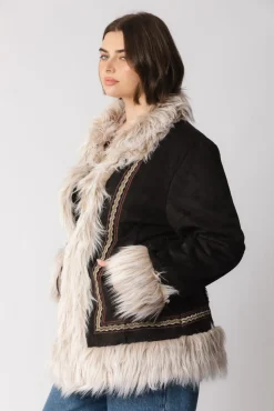Outlet Short Afghan Coat Jackets & Outerwear