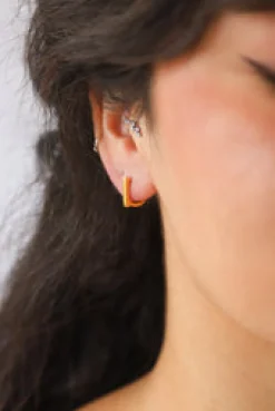 Fashion Sien Gold Hoops Earrings