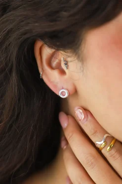 Online Silver Circle Earrings Earrings