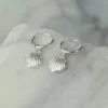 Best Silver Clam Shell Earrings Earrings