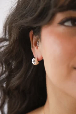New Silver Jali Earrings Studs And Hoops|Earrings
