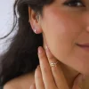 Sale Small Silver Hoops Earrings