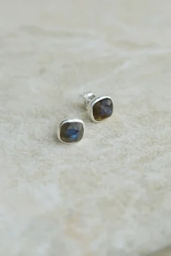 Discount Square Labradorite Studs Studs And Hoops|Earrings