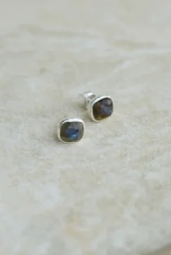 Discount Square Labradorite Studs Studs And Hoops|Earrings