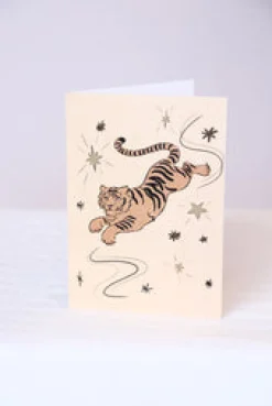 Sale Starry Tiger Adventures Greeting Card Books & Greeting Cards