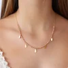 Outlet Sunstone Necklace with Gold Charms Necklaces And Pendants