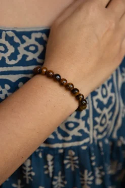 Clearance Tigers Eye Beaded Bracelet Fashion Jewellery|Bangles & Bracelets
