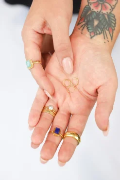 Best Tria Gold Hoops Earrings