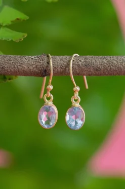 Fashion Tuana Blue Topaz Earrings Earrings