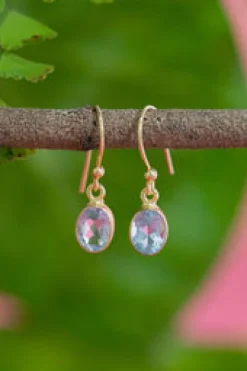 Fashion Tuana Blue Topaz Earrings Earrings