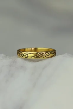 Outlet Twig Gold Fine Band Rings