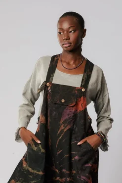 New Tye Dye Slouchy Overalls Playsuits & Jumpsuits