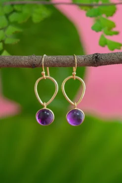 Outlet Ulla Amethyst Earrings Earrings