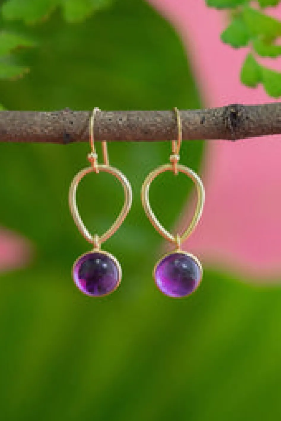 Outlet Ulla Amethyst Earrings Earrings