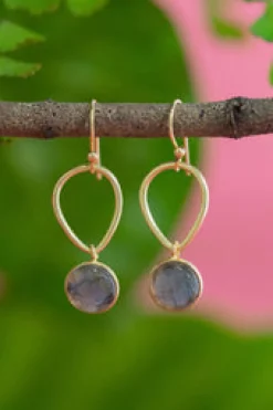 Clearance Ulla Labradorite Earrings Earrings