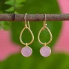 Sale Ulla Rose Quartz Earrings Earrings