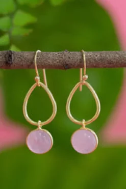 Sale Ulla Rose Quartz Earrings Earrings