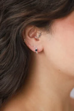 Clearance Vander Silver Hoops Earrings