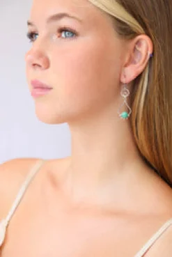 Fashion Variscite Kian Earrings Earrings