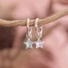 Hot Yin Yang Star Drop Hoops Studs And Hoops|Earrings
