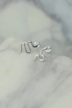 Best Zen Silver Snake Studs Studs And Hoops|Earrings